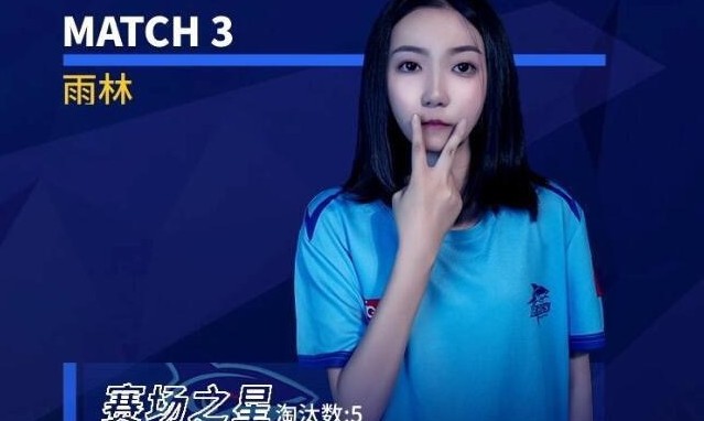和平精英nv小白是谁?nv小白c是哪个战队?