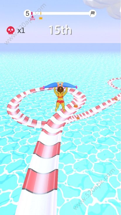 抖音AquaPark Slide游戏官方安卓版(水上乐园滑行大作战)图片1