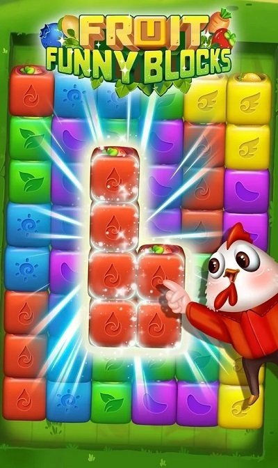 水果积木消除游戏安卓版(Fruit Funny Blocks)图片1