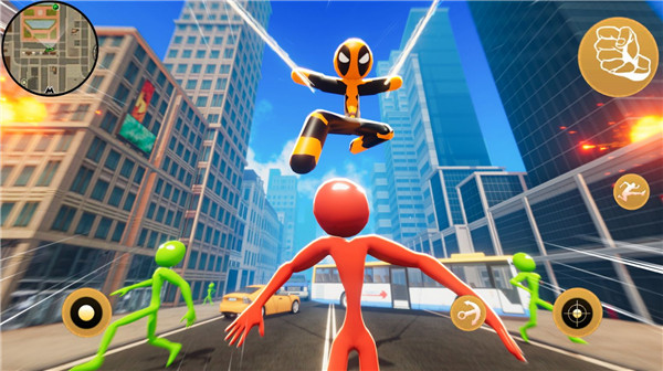 火柴人英雄城市蜘蛛人 火柴人英雄城市蜘蛛人