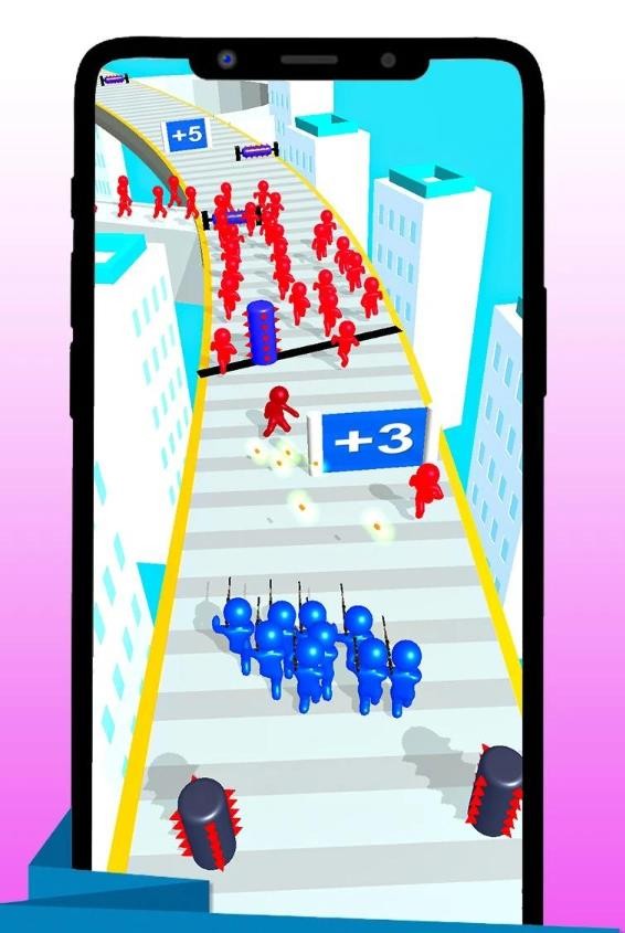 小兵计数跑战游戏安卓版（Crowd Coming Runner）图片1