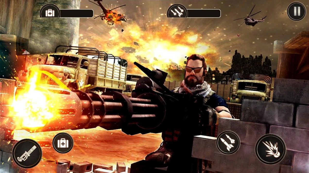 加特林炮手射击游戏安卓版(Gunner Battlefield Simulation 2018)图片1