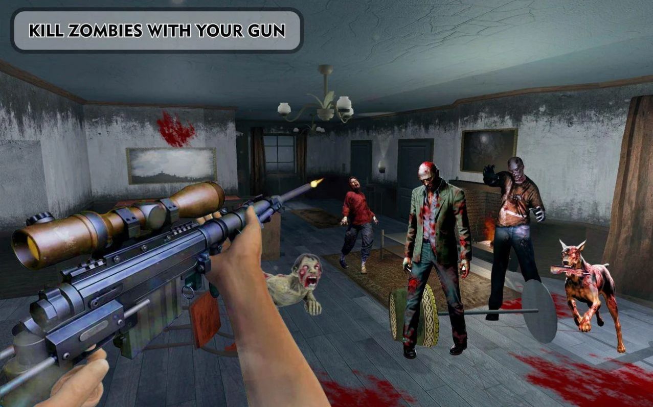 僵尸前线杀手游戏安卓中文版(Zombies Frontier Dead Killer)图片1
