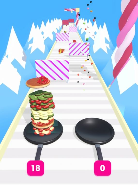 双塔煎饼游戏中文版（Twin Tower Pancake）截图1