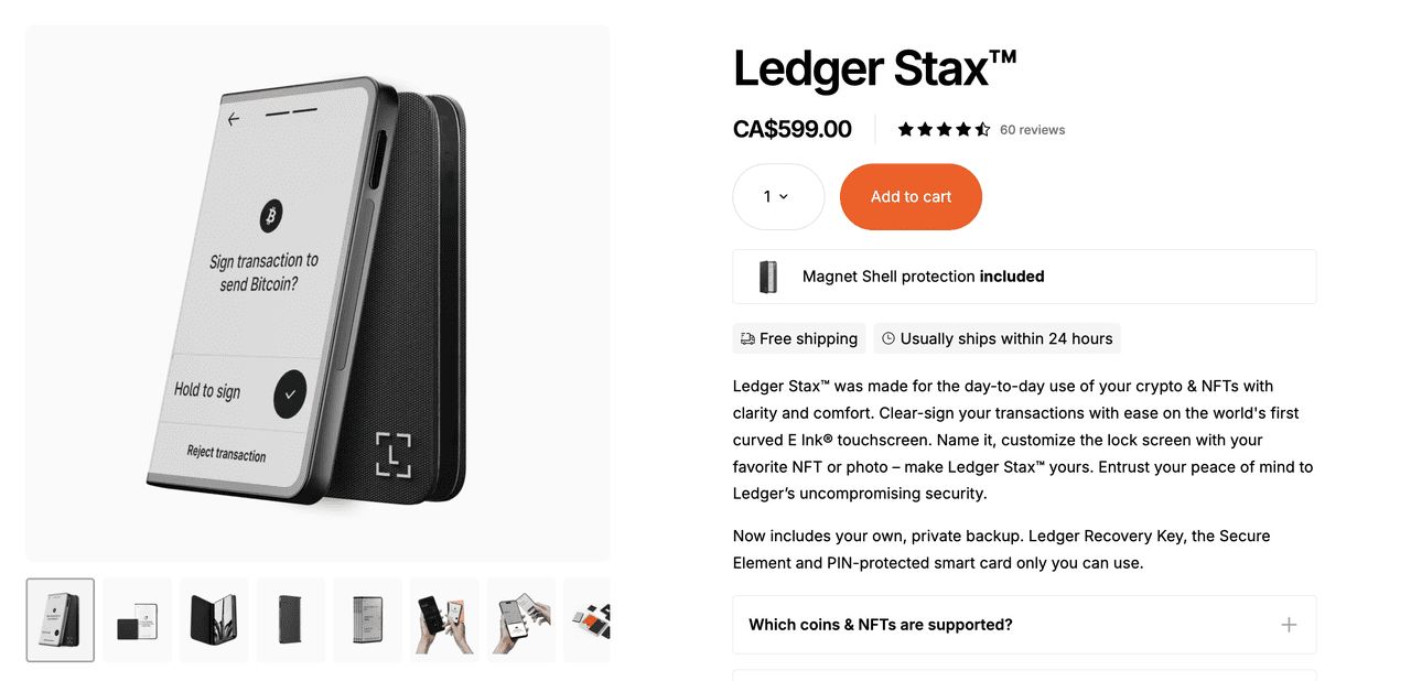 什么是Ledger Stax 钱&包?功能有哪些?使用步骤教学_wishdown.com 什么是Ledger Stax 钱&包?功能有哪些?使用步骤教学_wishdown.com