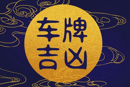 选车牌号最忌讳的数字 慎重选择车牌号