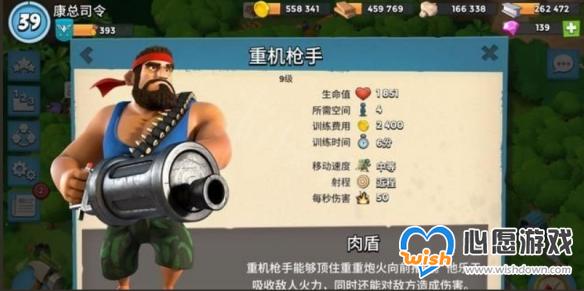 《海岛奇兵》重机枪胖子介绍