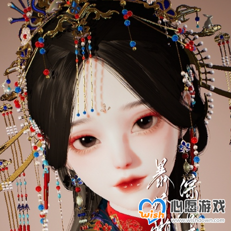 以闪亮之名中式恐怖捏脸分享 窈娘官方捏脸数据id_wishdown.com