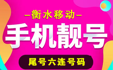 衡水移动15297666666 尾号六连六六大顺