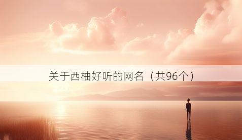 关于西柚好听的网名有哪些
