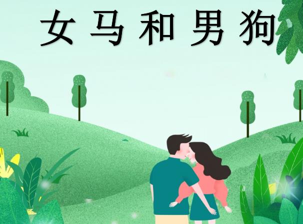 女马和男狗配吗