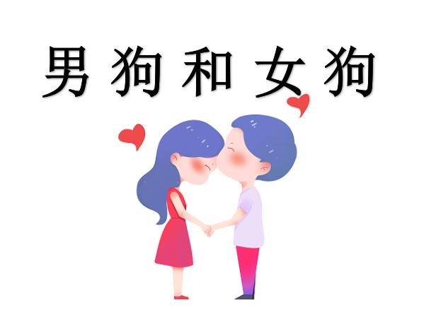 男狗和女狗配吗