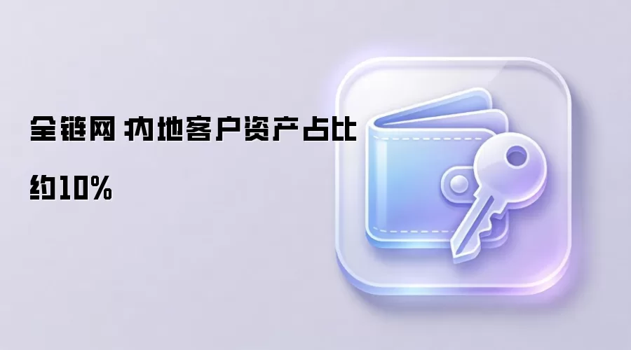 全链网：内地客户资产占比约10%