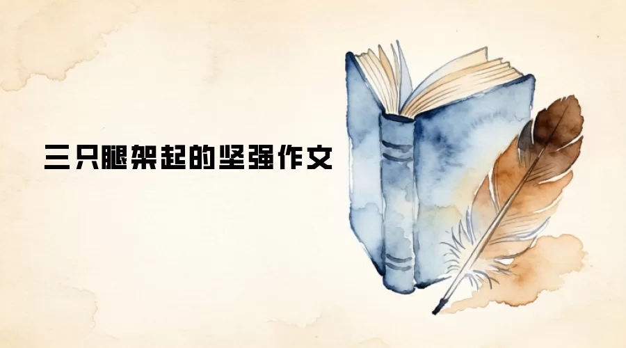 三只腿架起的坚强作文