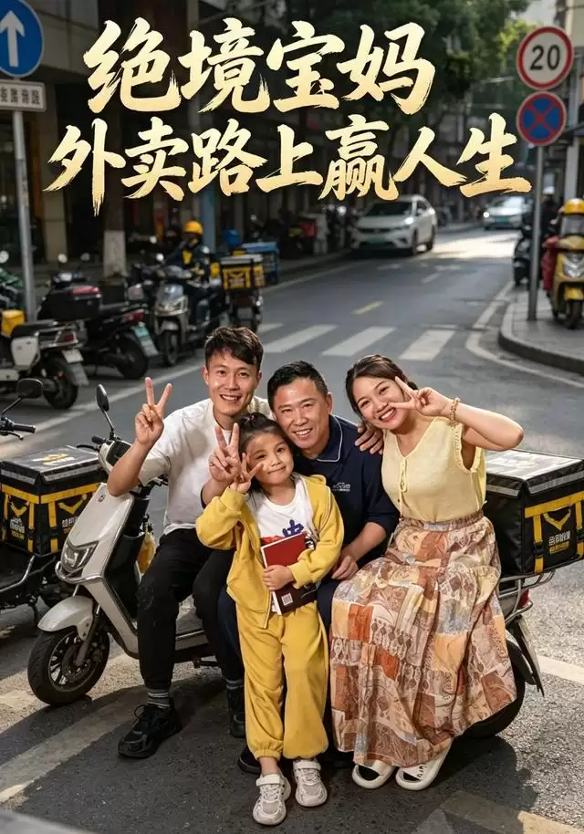 短剧《绝境宝妈：外卖路上赢人生》剧情介绍