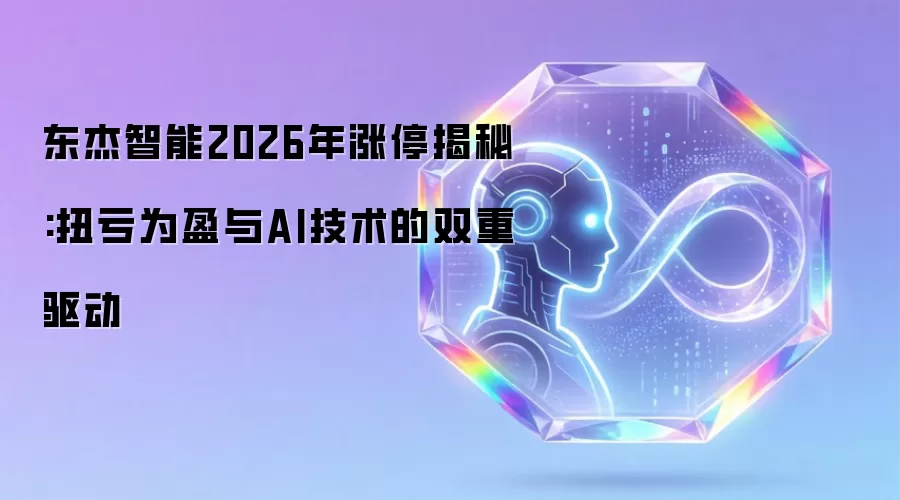东杰智能2026年涨停揭秘:扭亏为盈与AI技术的双重驱动