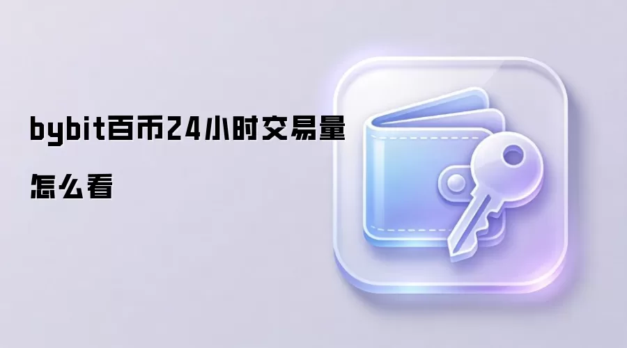 bybit百币24小时交易量怎么看