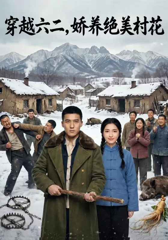 短剧《穿越六二，娇养绝美村花》剧情介绍
