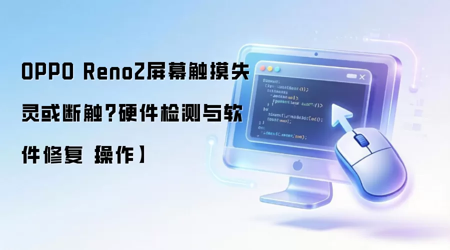 OPPO Reno2屏幕触摸失灵或断触？硬件检测与软件修复【操作】