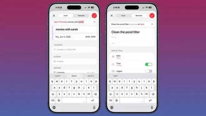 苹果iOS 27版日历/提醒事项新增AI技能：支持自然语言创建事件