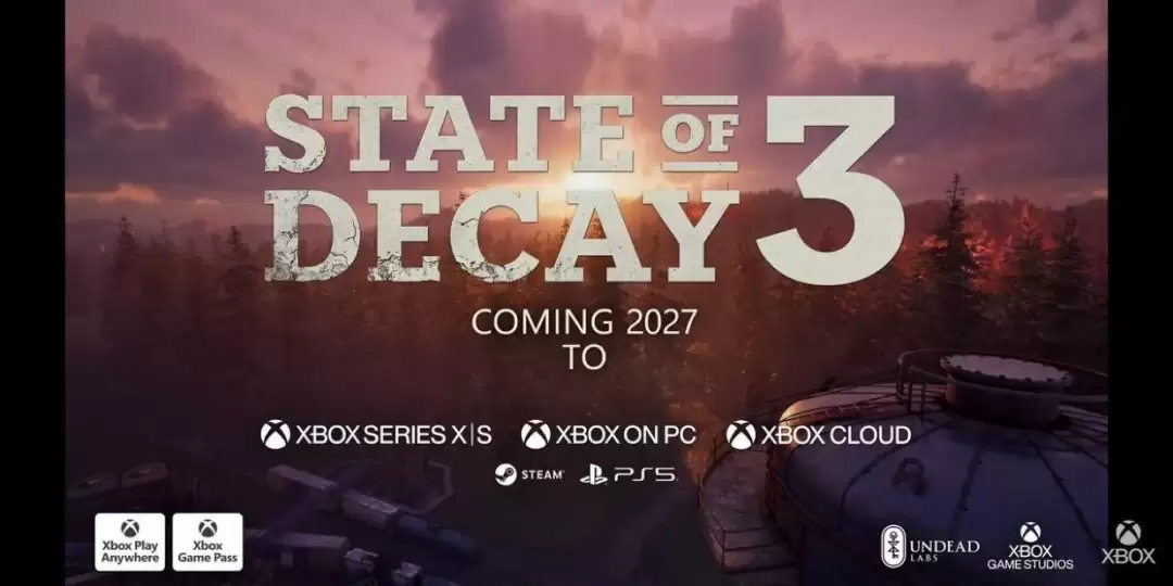 《腐烂国度3》游戏玩法细节公布 地图是前作的四倍！