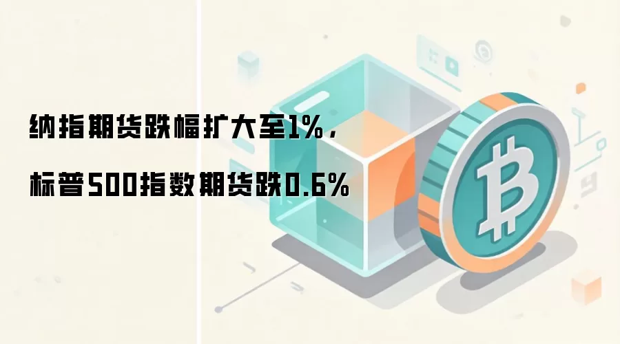 纳指期货跌幅扩大至1%，标普500指数期货跌0.6%