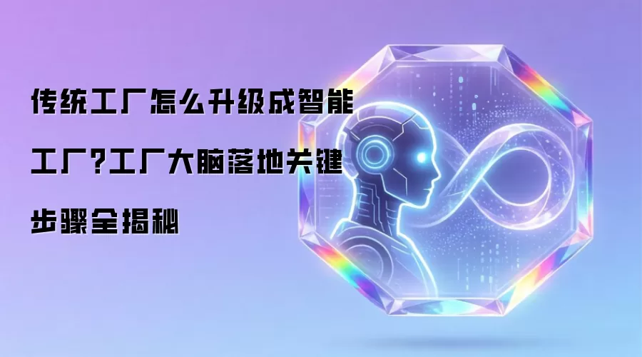 传统工厂怎么升级成智能工厂？工厂大脑落地关键步骤全揭秘