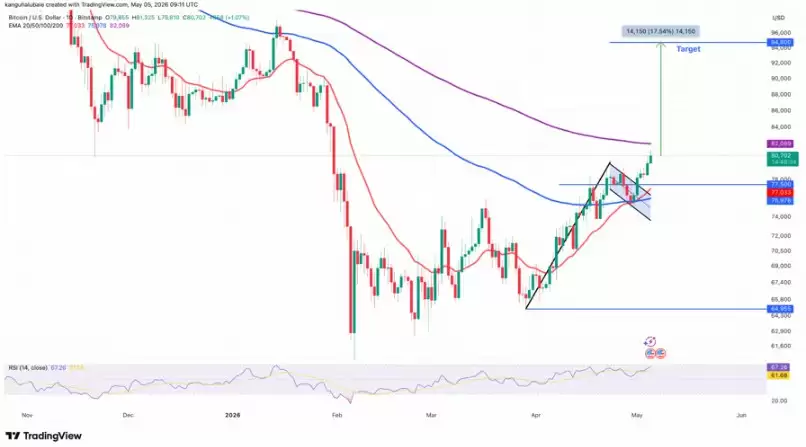 喜报:比特币触及8.1万美元,长期持有者增持33万枚BTC:价格还能涨多高？