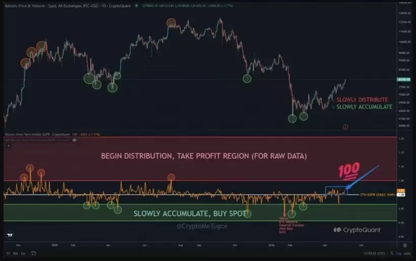 比特币（BTC）短期持有者成本基础升至9.2万美元，此价位成下一价格关键目标