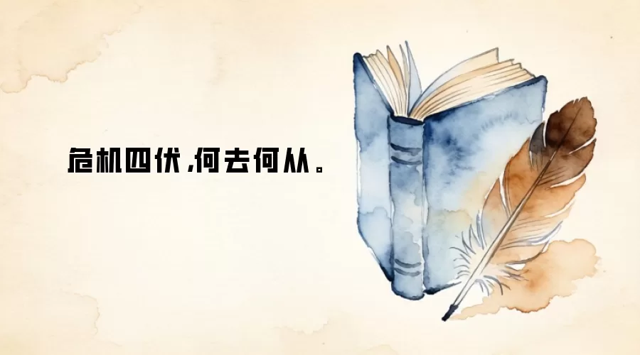 危机四伏,何去何从。