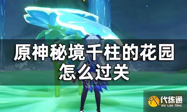 原神千柱的花园通关攻略_千柱的花园