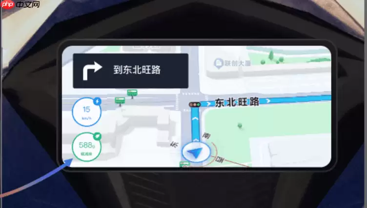 百度手机导航全景指路怎么用？复杂路口再也不怕走错匝道【教程】