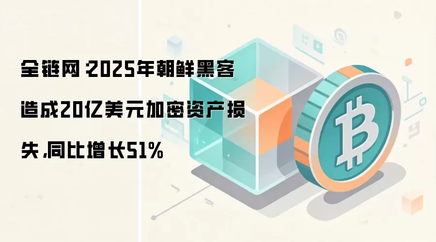 全链网：2025年朝鲜黑客造成20亿美元加密资产损失，同比增长51%