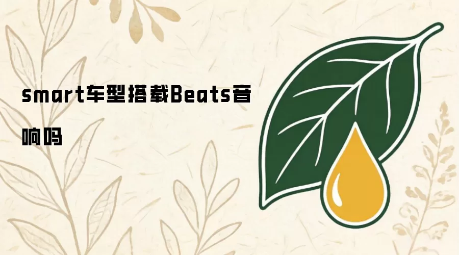 smart车型搭载Beats音响吗