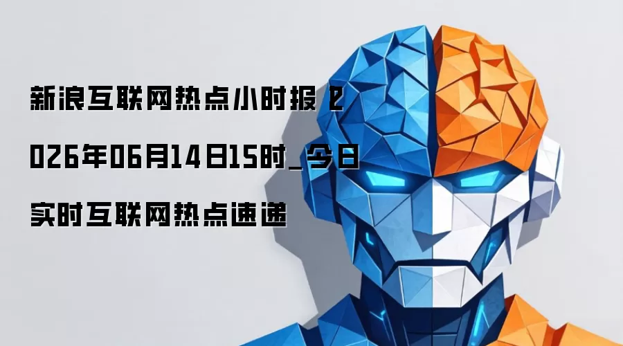 新浪互联网热点小时报丨2026年06月14日15时_今日实时互联网热点速递