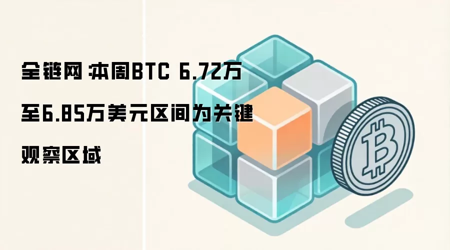 全链网：本周BTC 6.72万至6.85万美元区间为关键观察区域