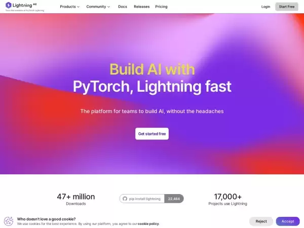 Lightning AI-快速训练、部署和开发人工智能产品的深度学习框架