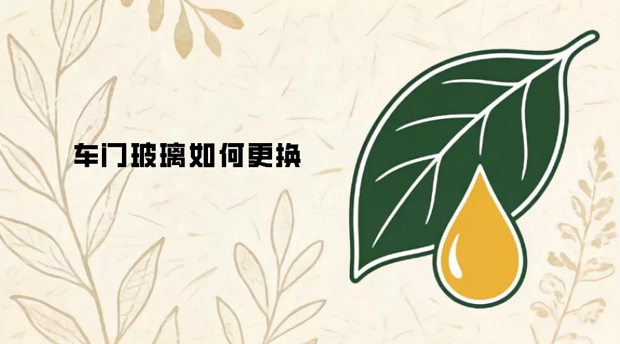 车门玻璃如何更换