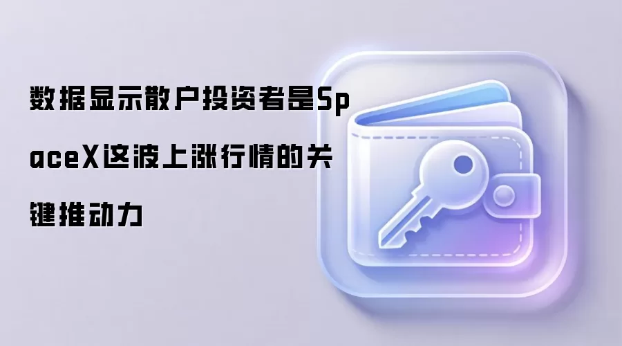 数据显示散户投资者是SpaceX这波上涨行情的关键推动力