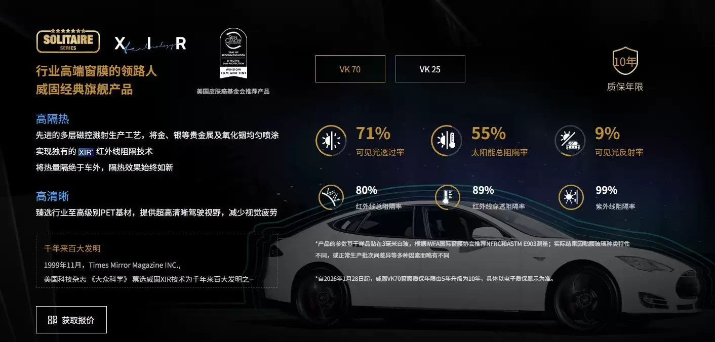 从5年到10年，威固VK70质保升级，覆盖汽车全生命周期