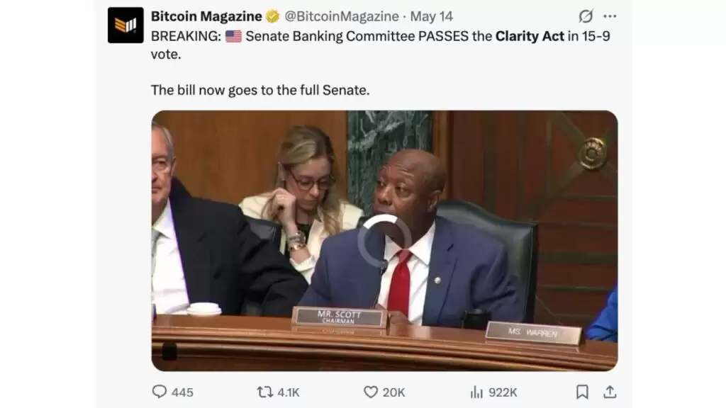 CLARITY法案直接影响16种代币:哪种代币将成为最大赢家？