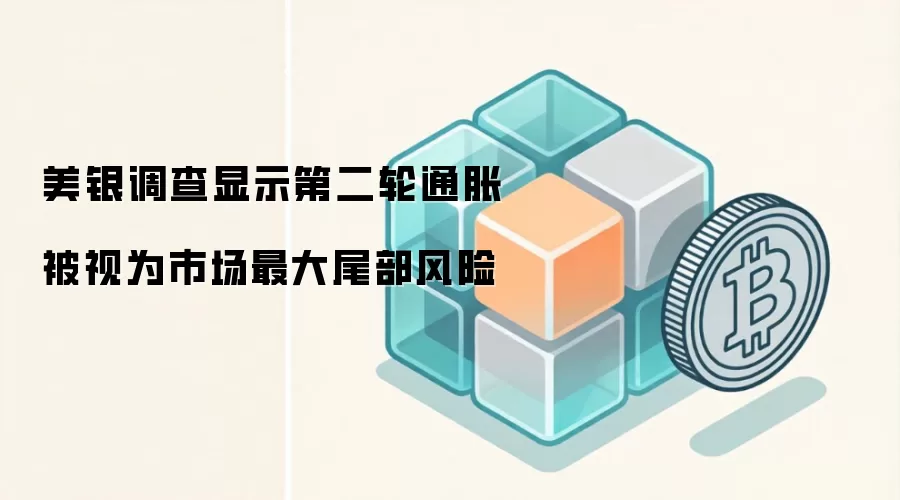 美银调查显示第二轮通胀被视为市场最大尾部风险