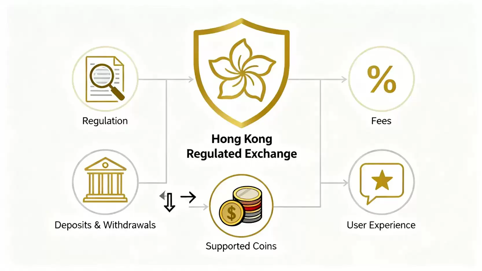 拣选香港虚拟货币交易所的 5 大关键指标与加密货币交易所比较