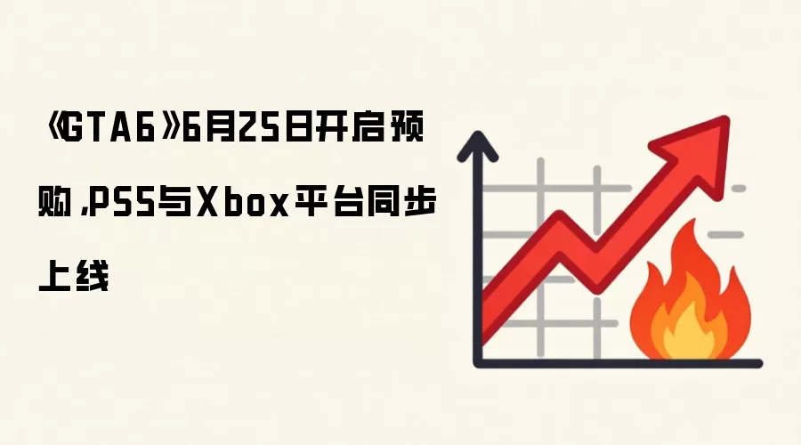 《GTA6》6月25日开启预购，PS5与Xbox平台同步上线
