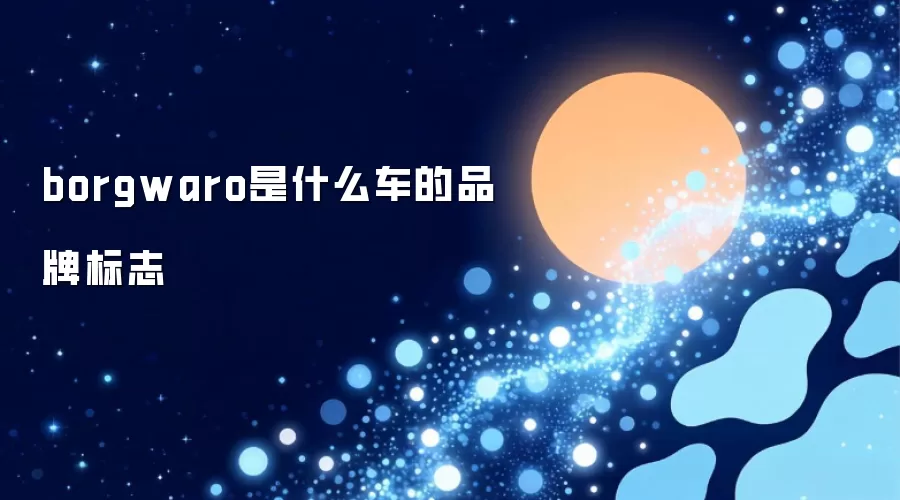 borgwaro是什么车的品牌标志