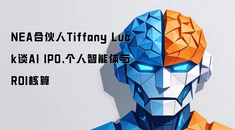 NEA合伙人Tiffany Luck谈AI IPO、个人智能体与ROI核算