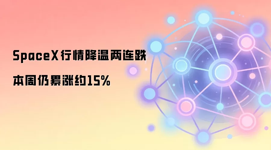SpaceX行情降温两连跌 本周仍累涨约15%