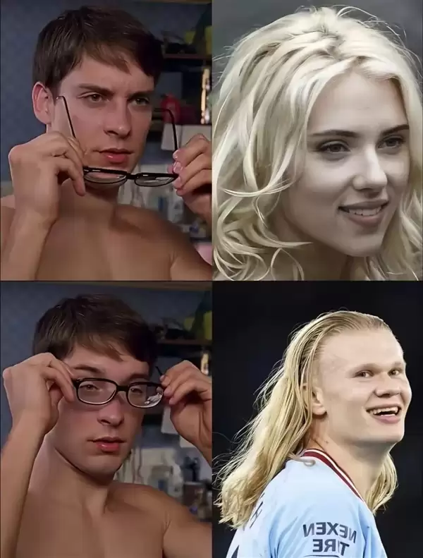 金发长腿不一定是美女!哈兰德成世界杯最火球员