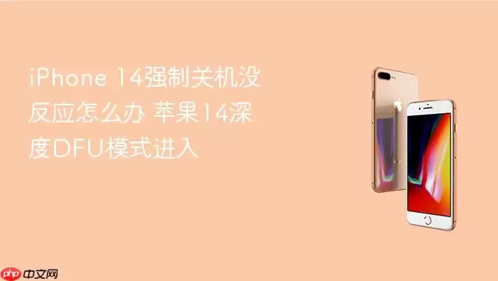 iPhone 14强制关机没反应怎么办 苹果14深度DFU模式进入