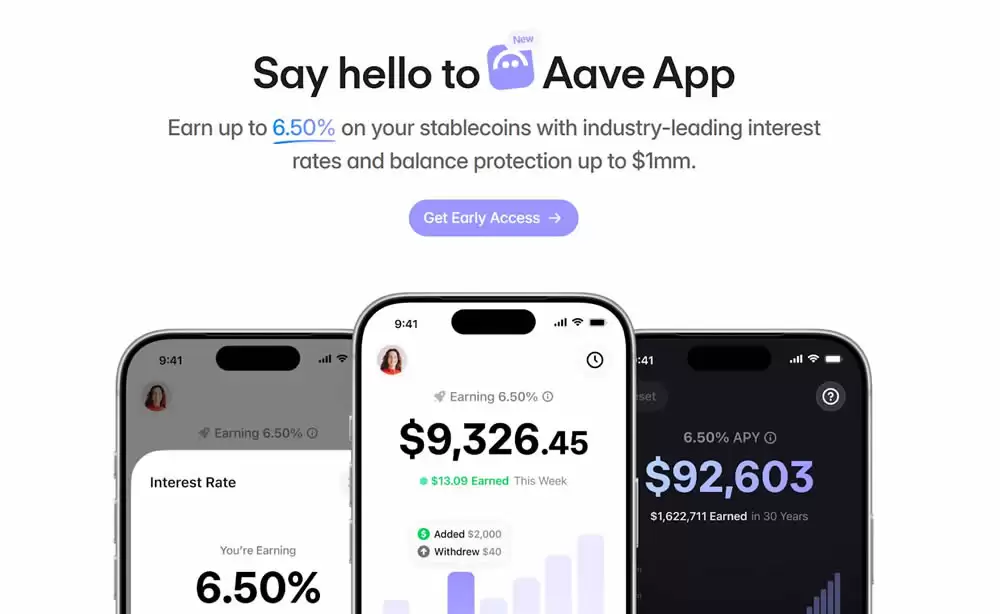 DeFi龙头AA VE推出储蓄APP，三大亮点带你全面了解AA VE App_图2